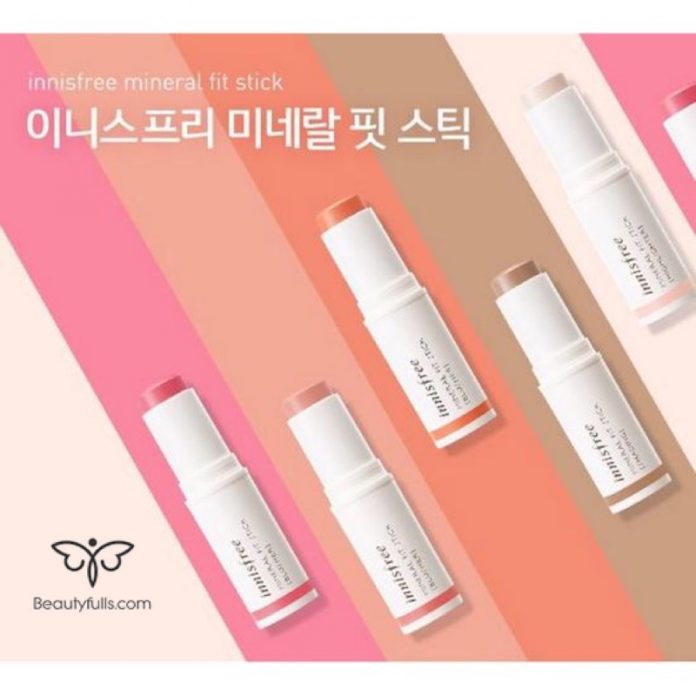 Phấn má hồng innisfree mineral fit stick blusher